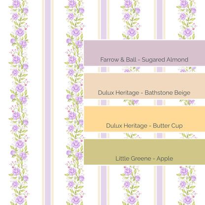 Lilac Peony Reverie Wallpaper
