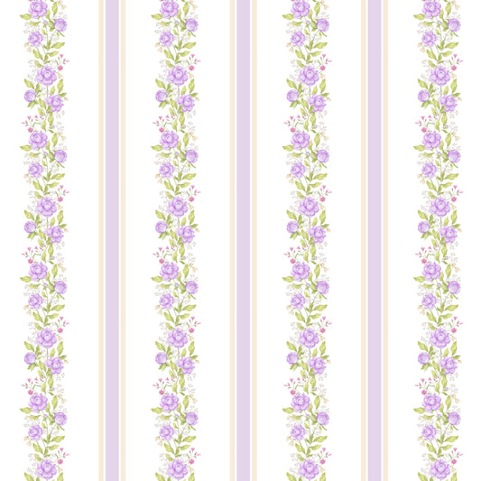 Lilac Peony Reverie Wallpaper