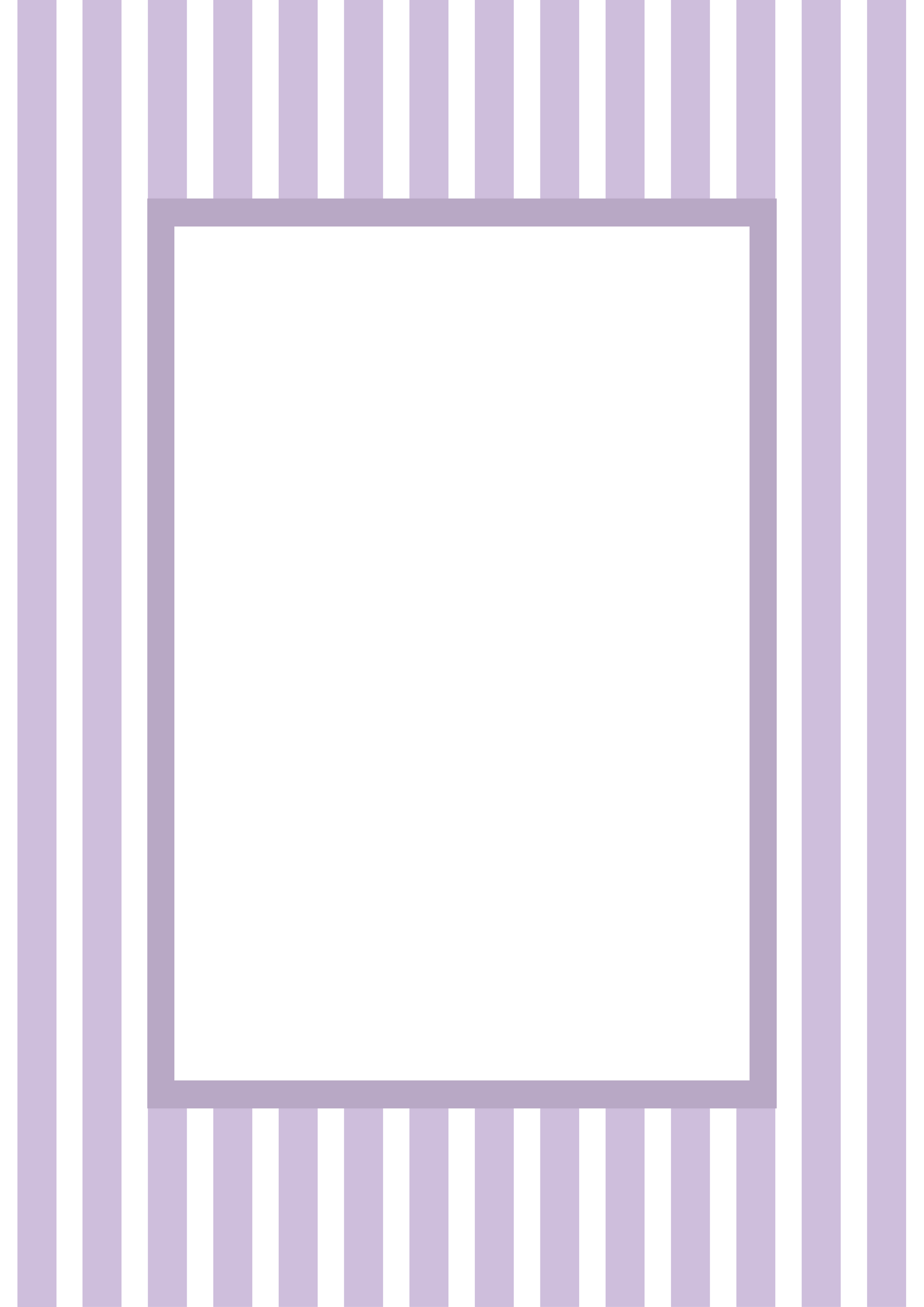 Lilac Rectangular Medium Stripes Photo Mat