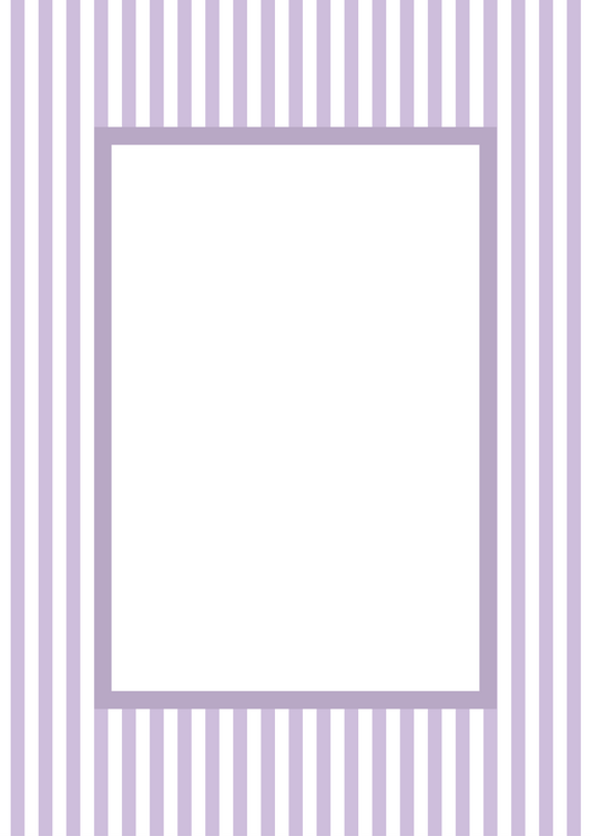 Lilac Rectangular Small Stripes Photo Mat
