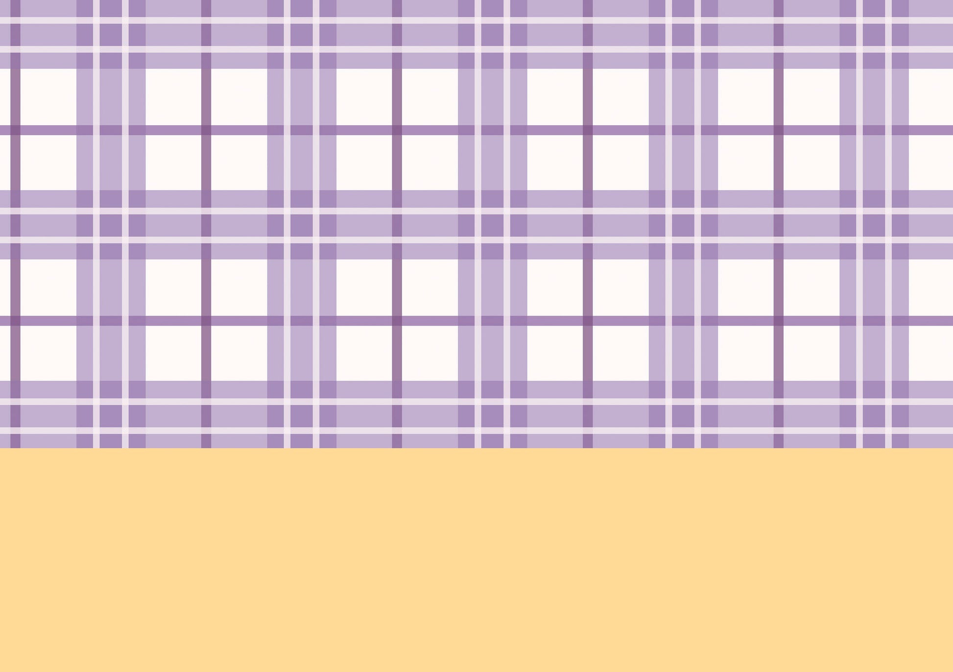 Lilac Tartan Wallpaper Border