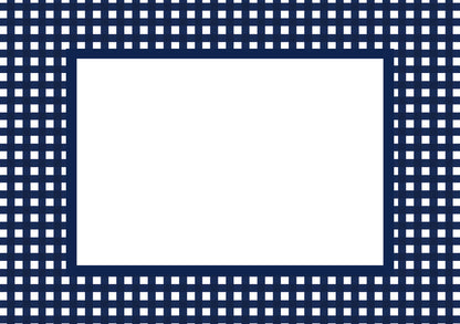 Gingham Photo Mount - passe-par-tout - landscape aperture - Coeur et Maman