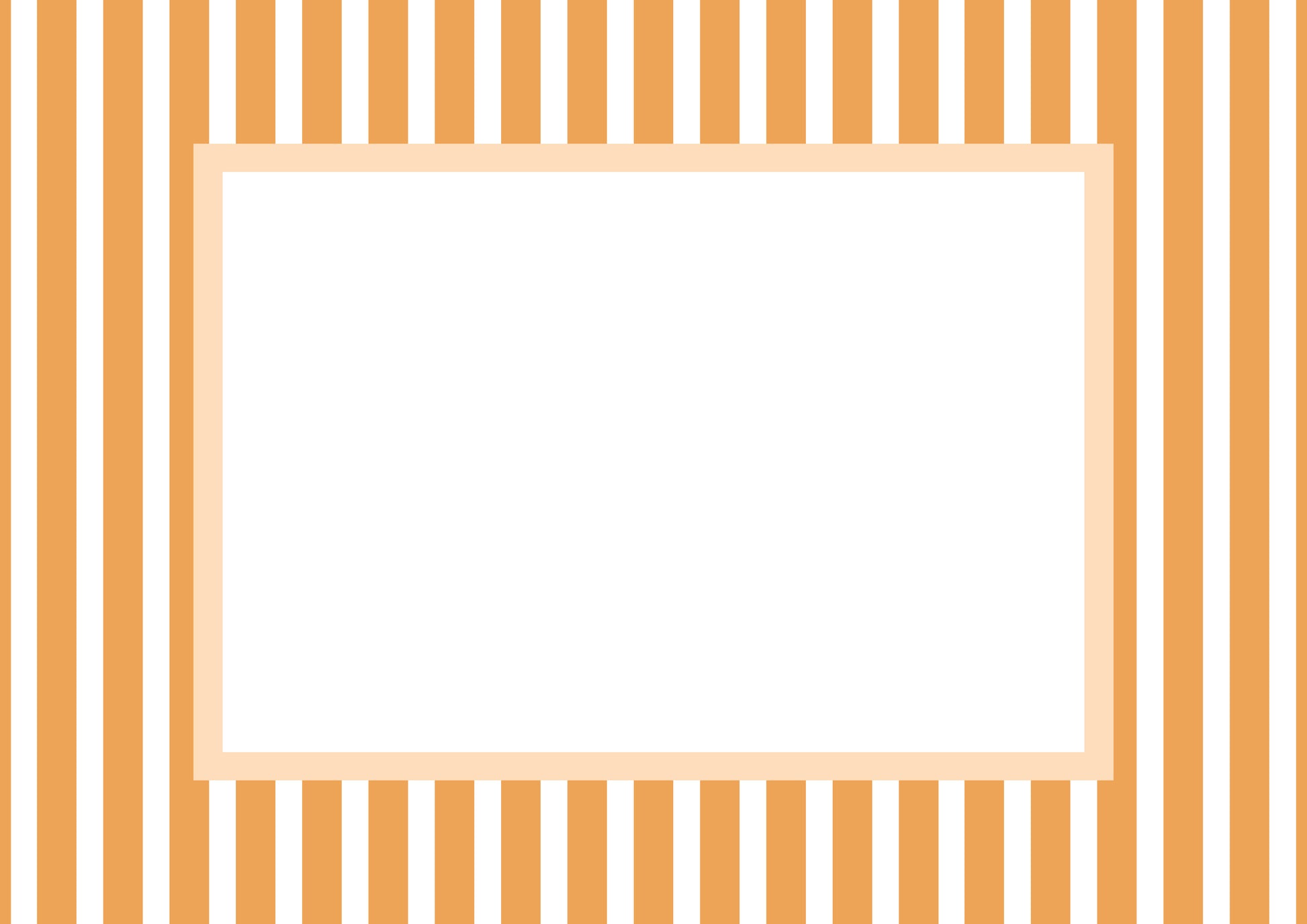 Orange Landscape Medium Stripes Photo Mat