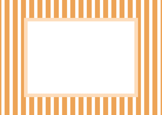 Orange Landscape Medium Stripes Photo Mat
