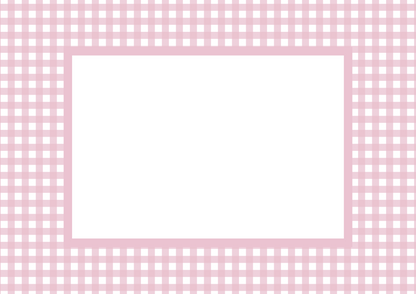 Pink Landscape Gingham Photo Mat
