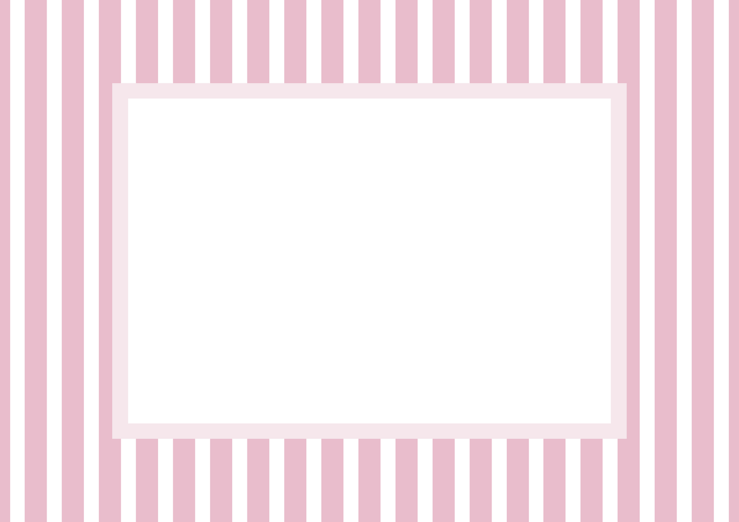 Pink Landscape Medium Stripes Photo Mat