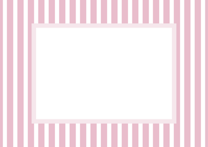 Pink Landscape Medium Stripes Photo Mat