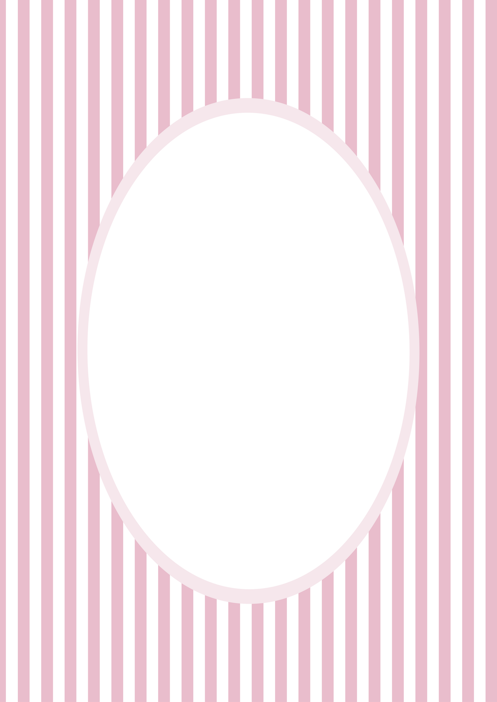 Pink Oval Small Stripes Photo Mat