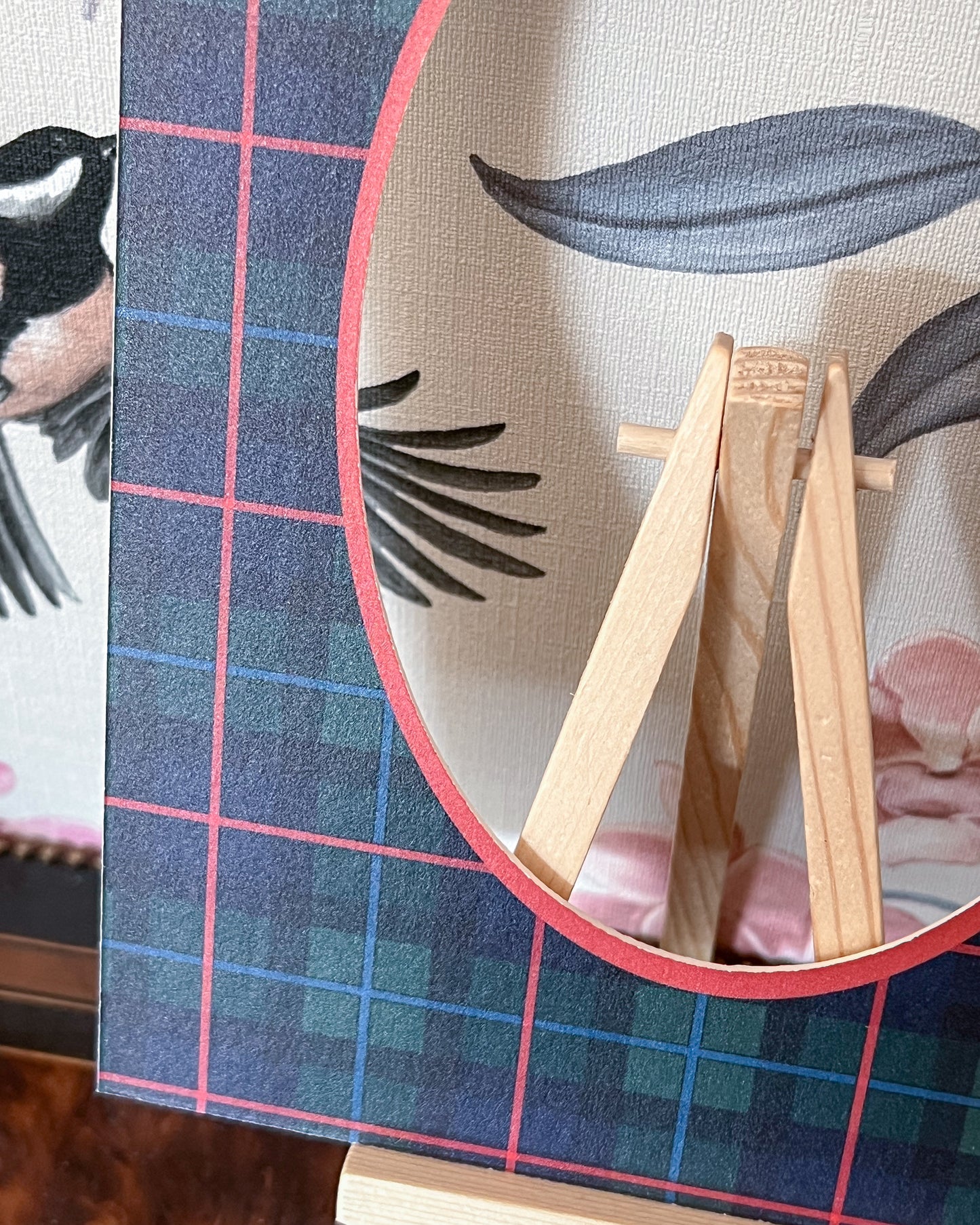 Red Oval Campbell of Cawdor Tartan Photo Mat