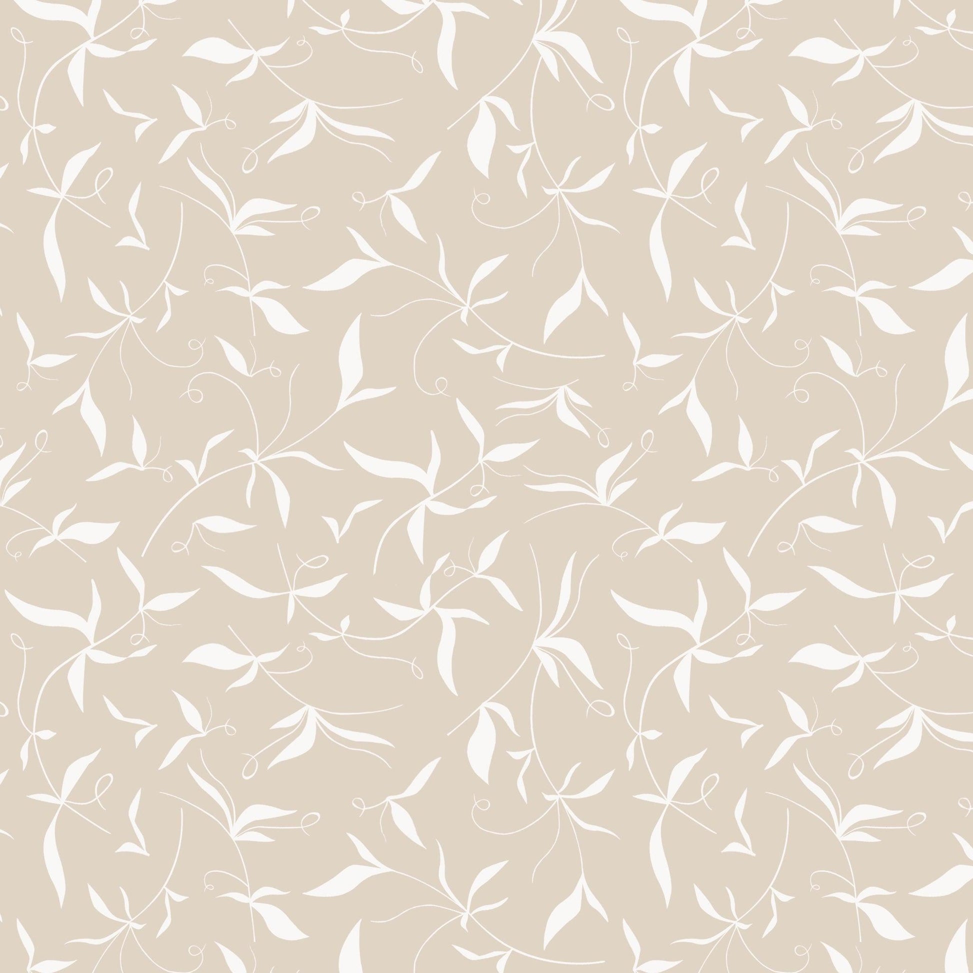 Taupe Landscape Botanical Patterned Photo Mat