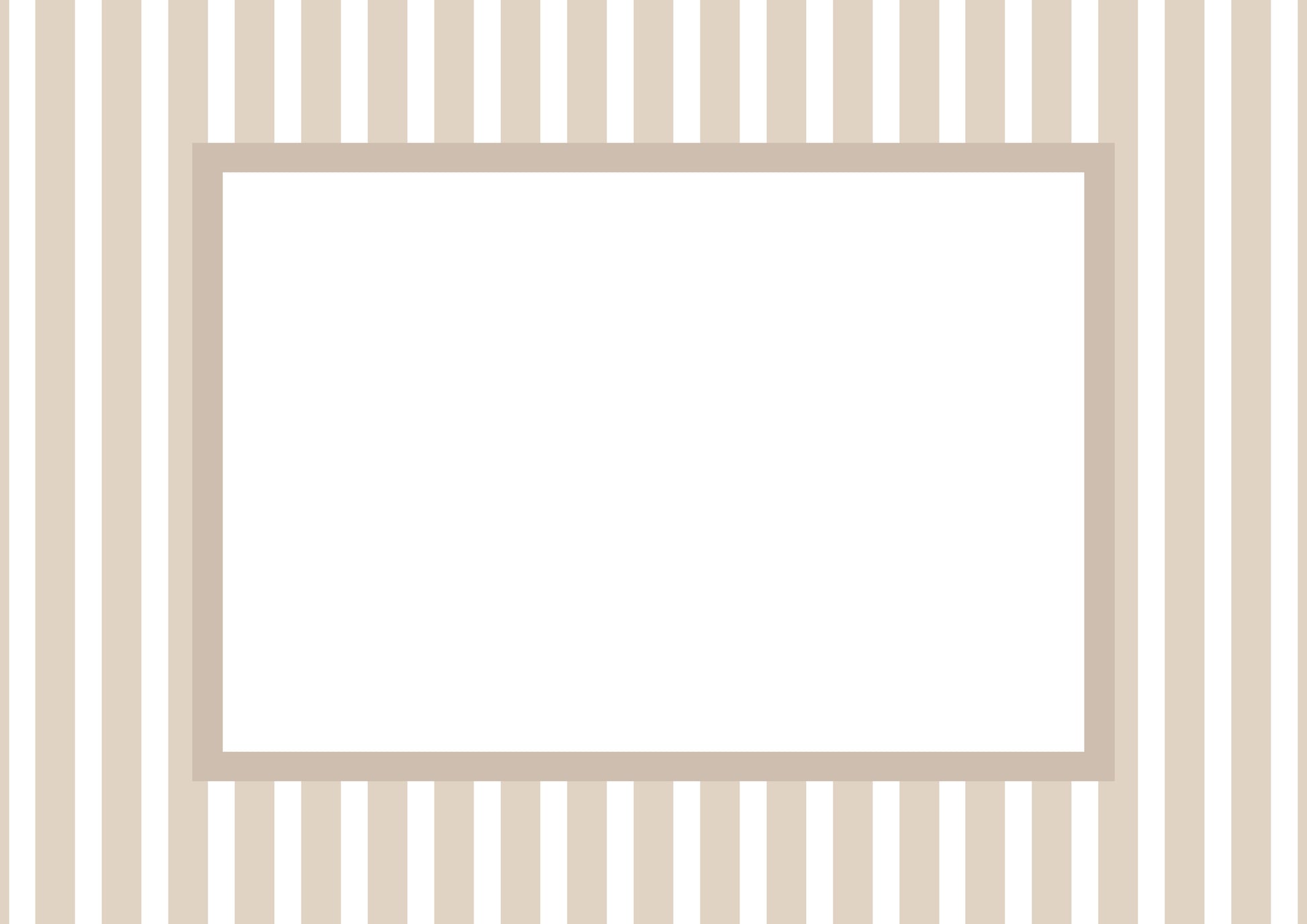Taupe Landscape Medium Stripes Photo Mat