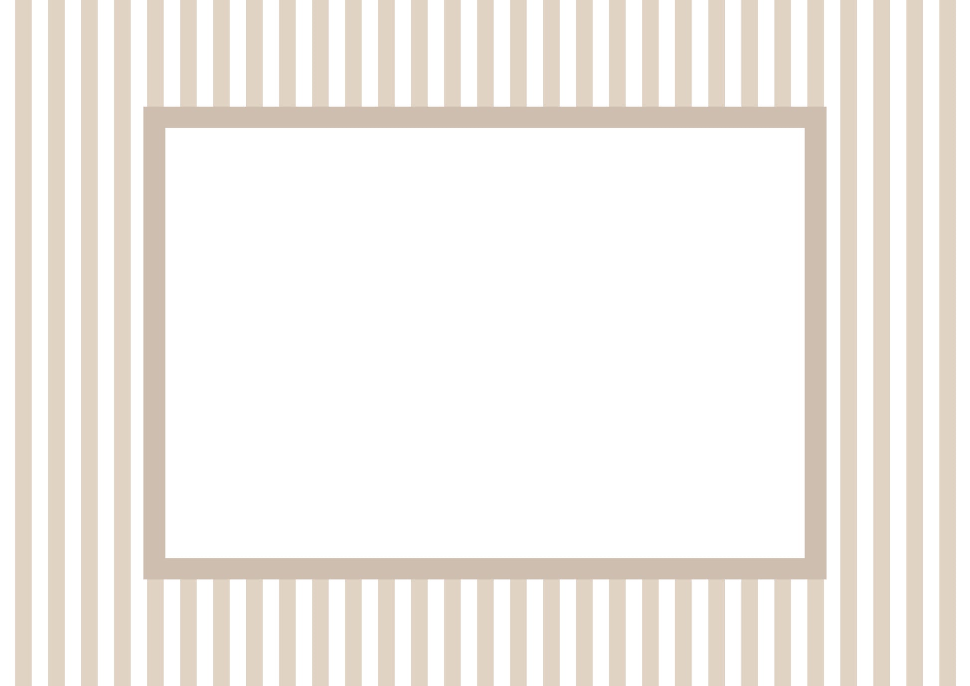 Taupe Landscape Small Stripes Photo Mat