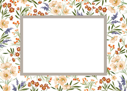 The Landscape Meadow Floral Patterned Photo Mat