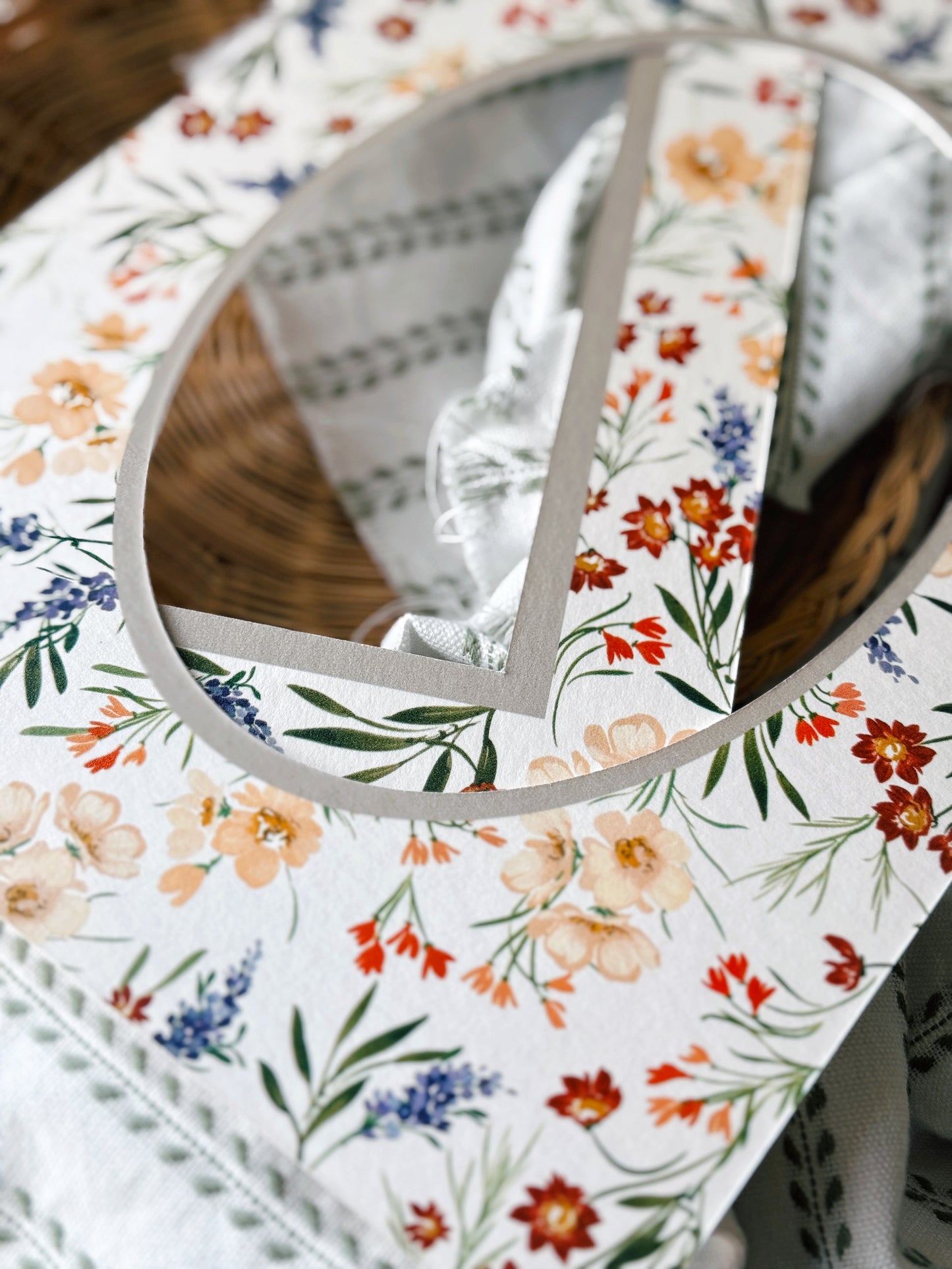 The Landscape Meadow Floral Patterned Photo Mat