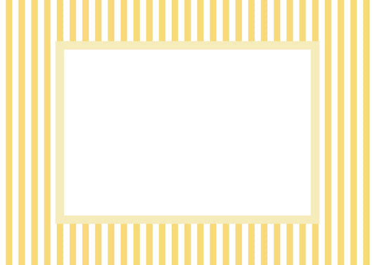 Yellow Landscape Small Stripes Photo Mat
