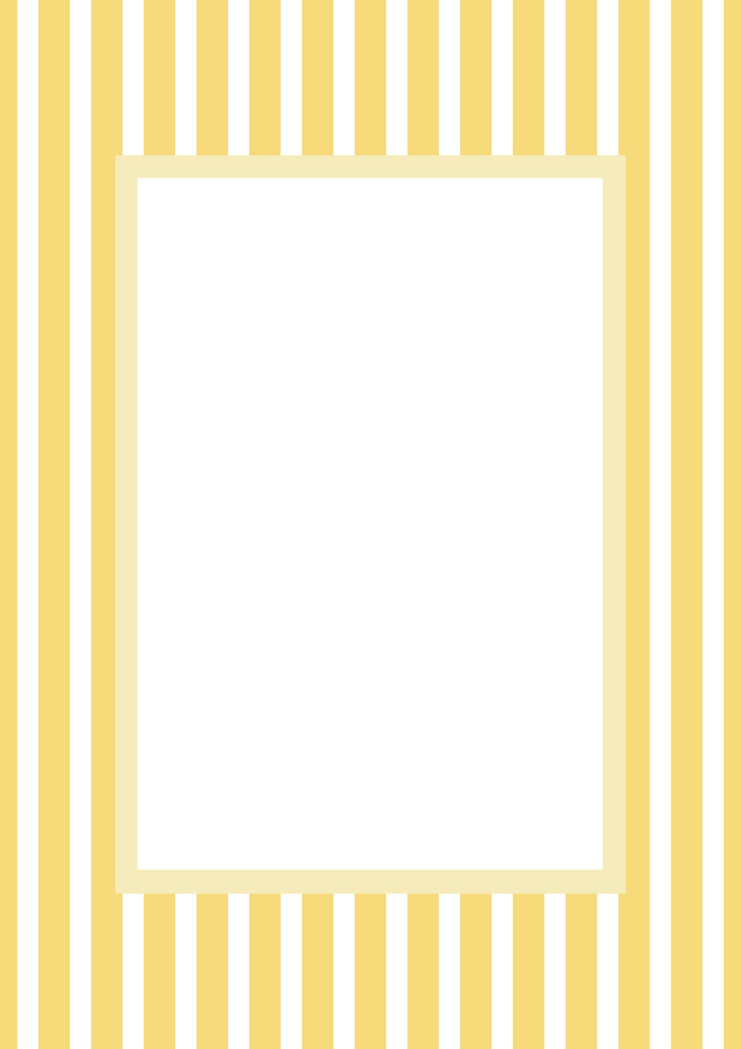 Yellow Rectangular Medium Stripes Photo Mat