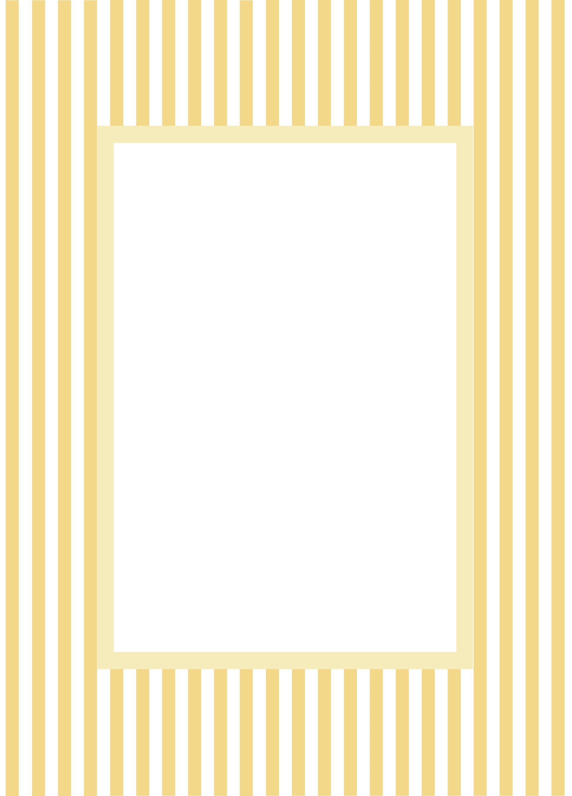 Yellow Rectangular Small Stripes Photo Mat