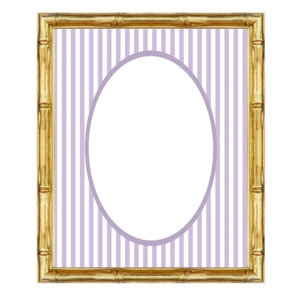 Smallstripes__Lilac_Oval

Lilac striped picture frame mat board with gentle vertical lines; perfect for soft-toned nursery art, girls’ birthday photos, or floral prints — a lovely gift for baby showers, birthdays, christenings, or springtime decorating.