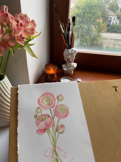 Ranunculus Nursery Art Print