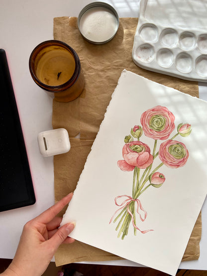 Ranunculus Nursery Art Print