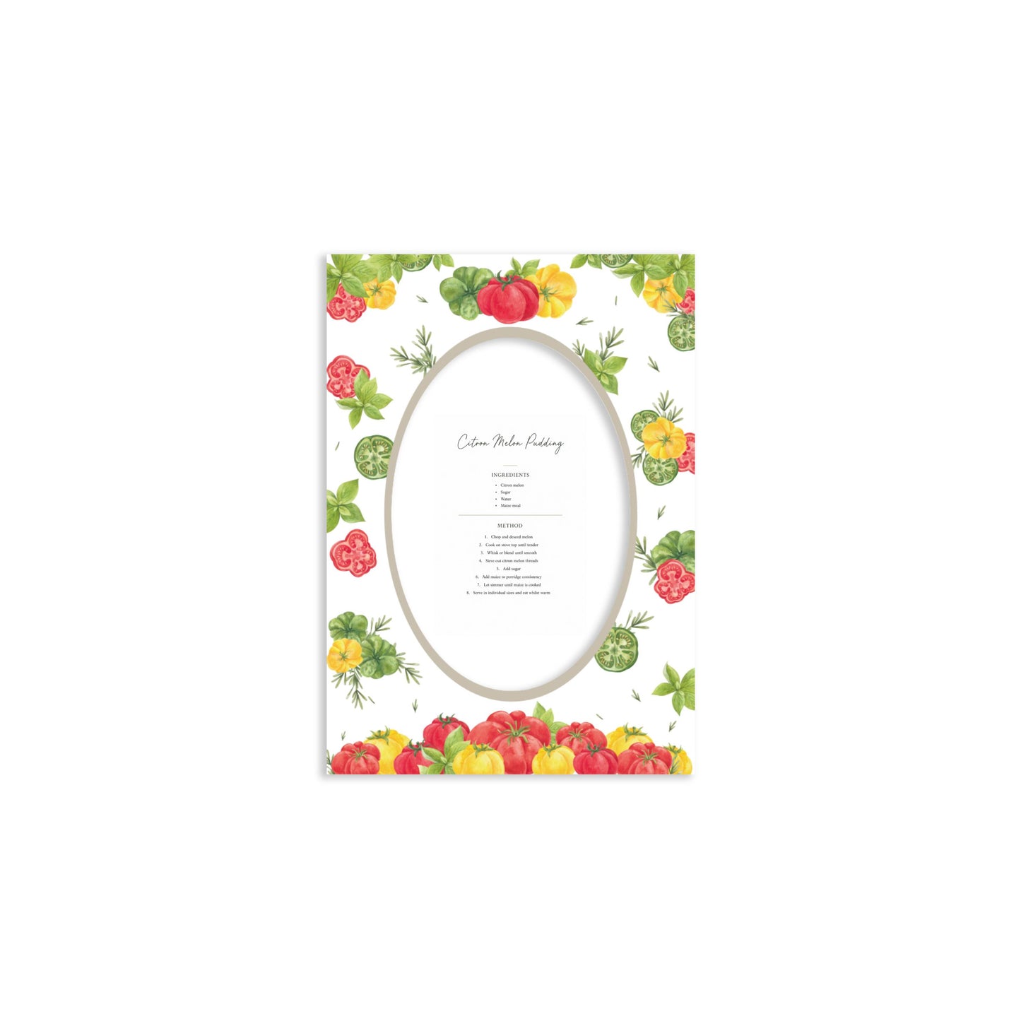 Heirloom Tomatoes Photo Mount