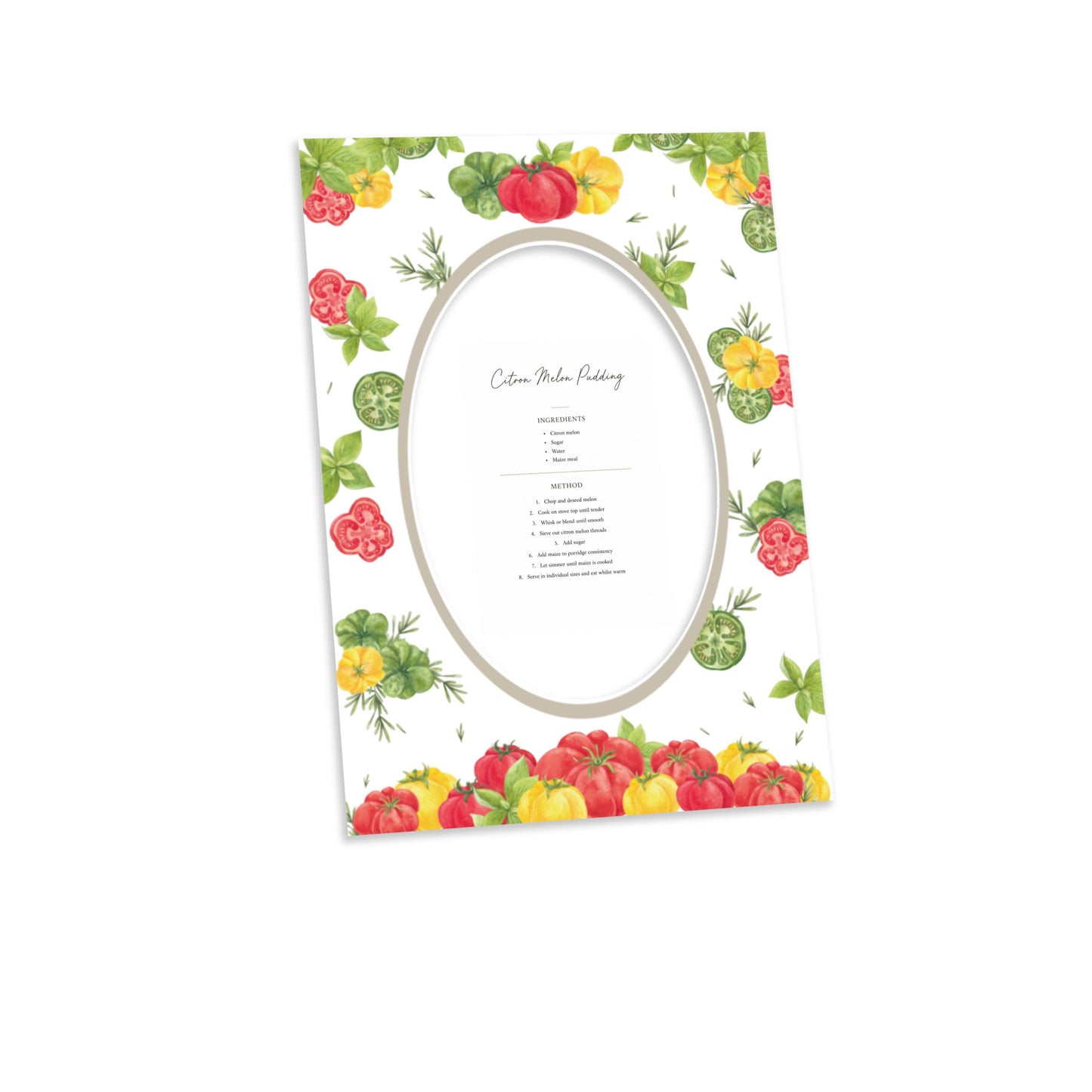 Heirloom Tomatoes Photo Mount