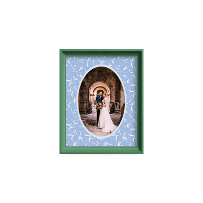 Botanical Photo Mount - mount for picture frame for wedding photos - modern wedding presents - green frame - wall hanging - Coeur et Maman