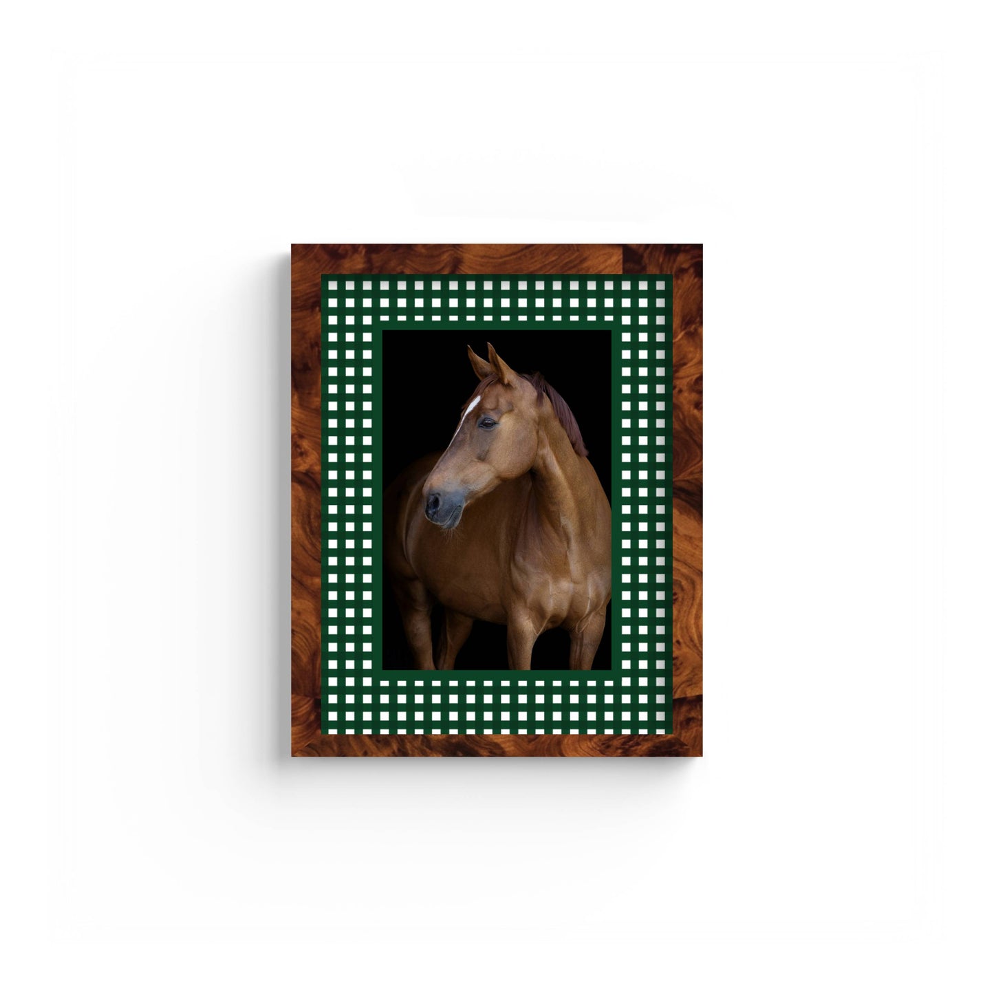 Gingham Photo Mount