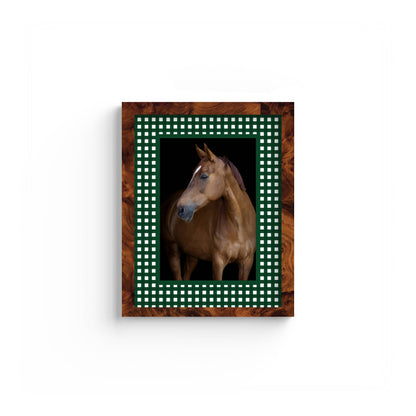 Gingham Photo Mount