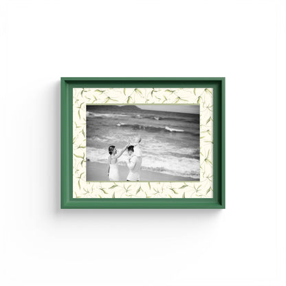 Botanical Photo Mount - mount for picture frame - green frame - wall hanging - Coeur et Maman