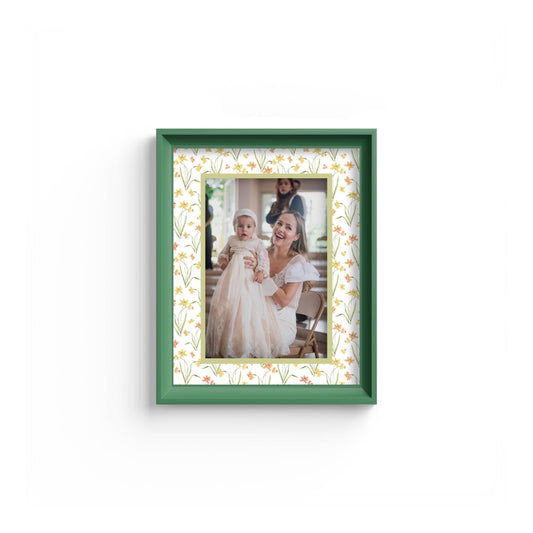 Floral Photo Mount