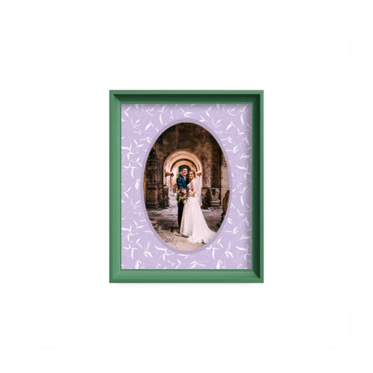 Botanical Photo Mount - mount for picture frame for wedding photos - modern wedding presents - green frame - wall hanging - Coeur et Maman