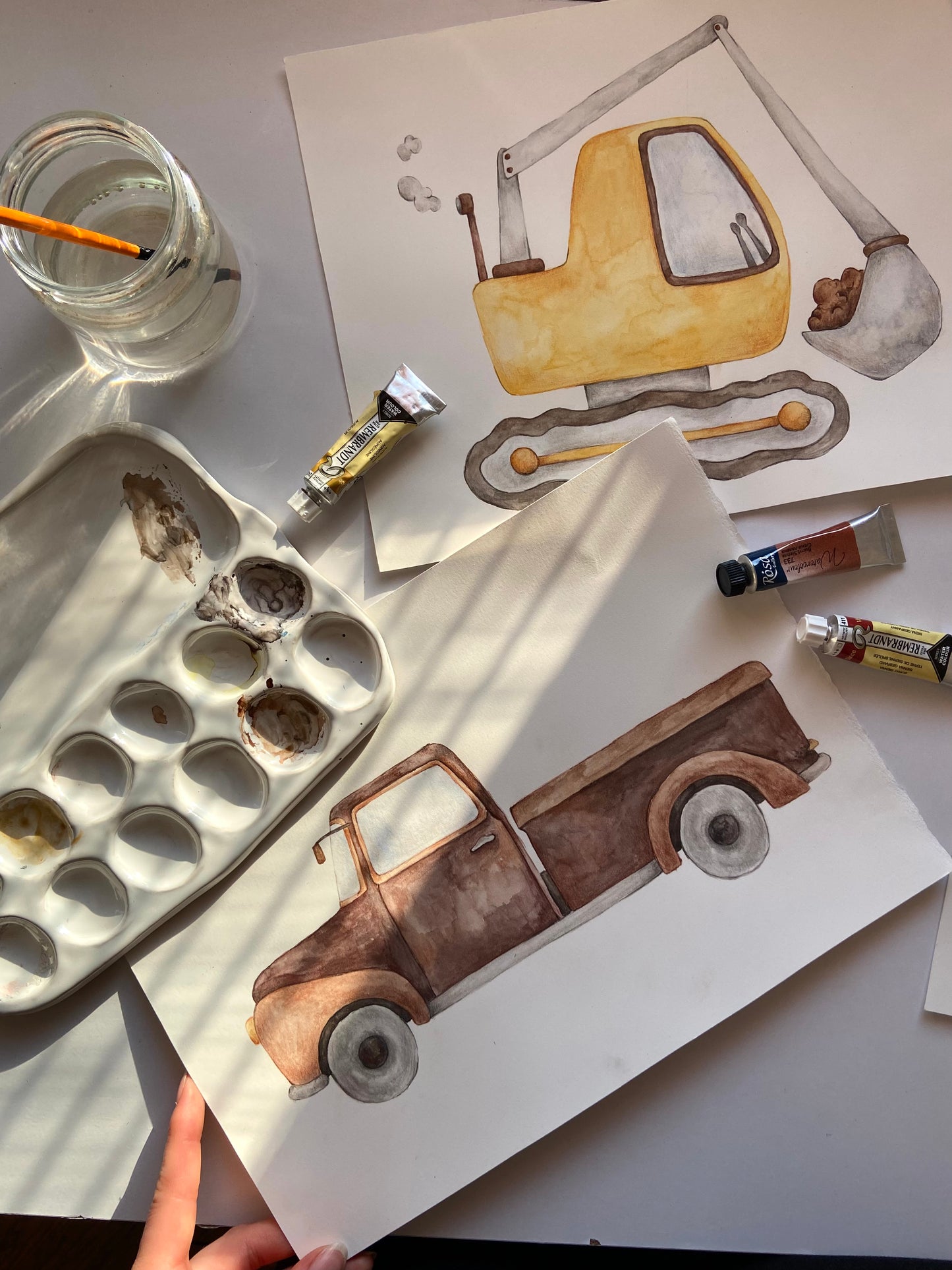 Pick-up Truck Nursery Art Print