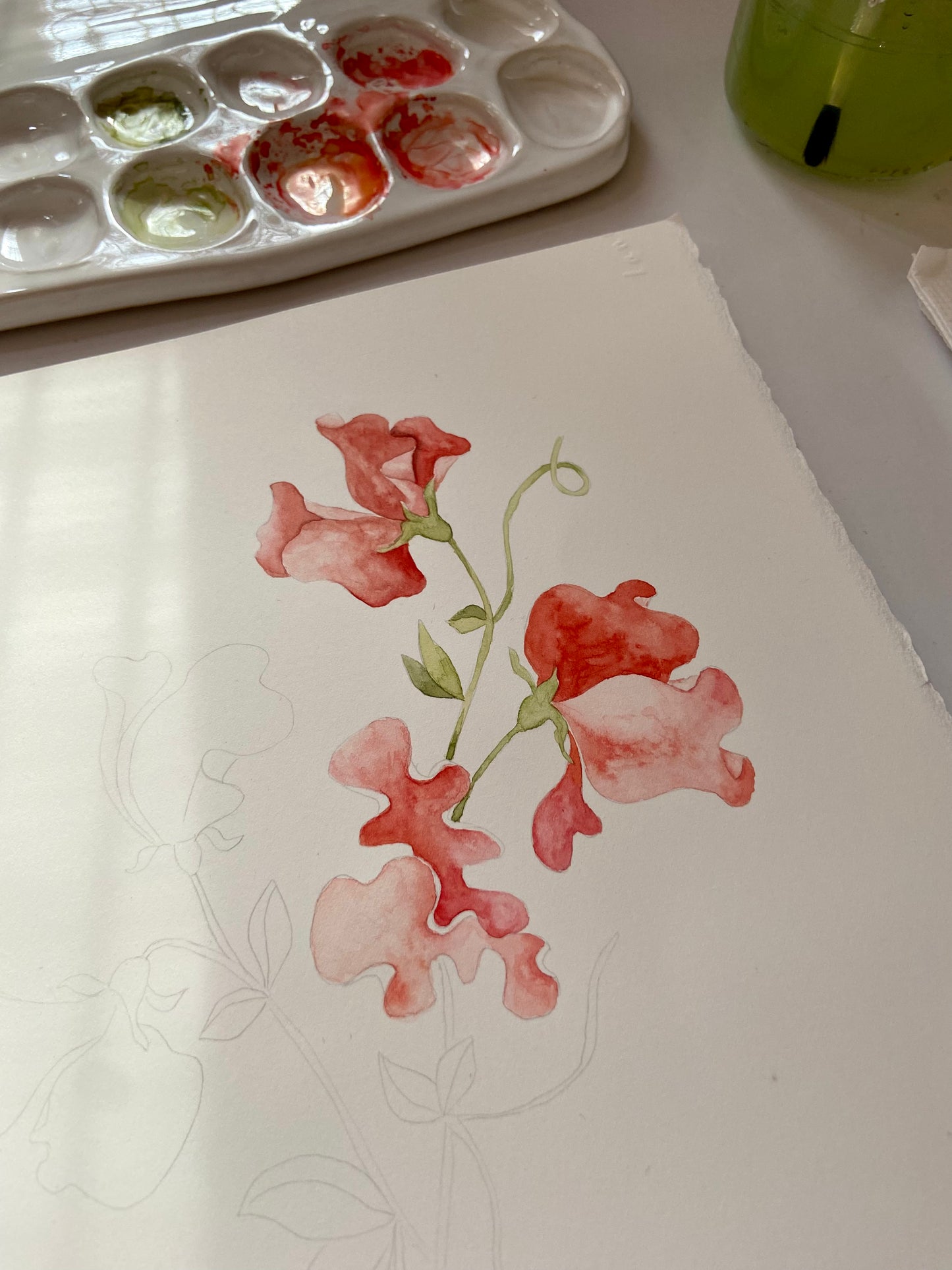 Sweet Pea Nursery Art Print