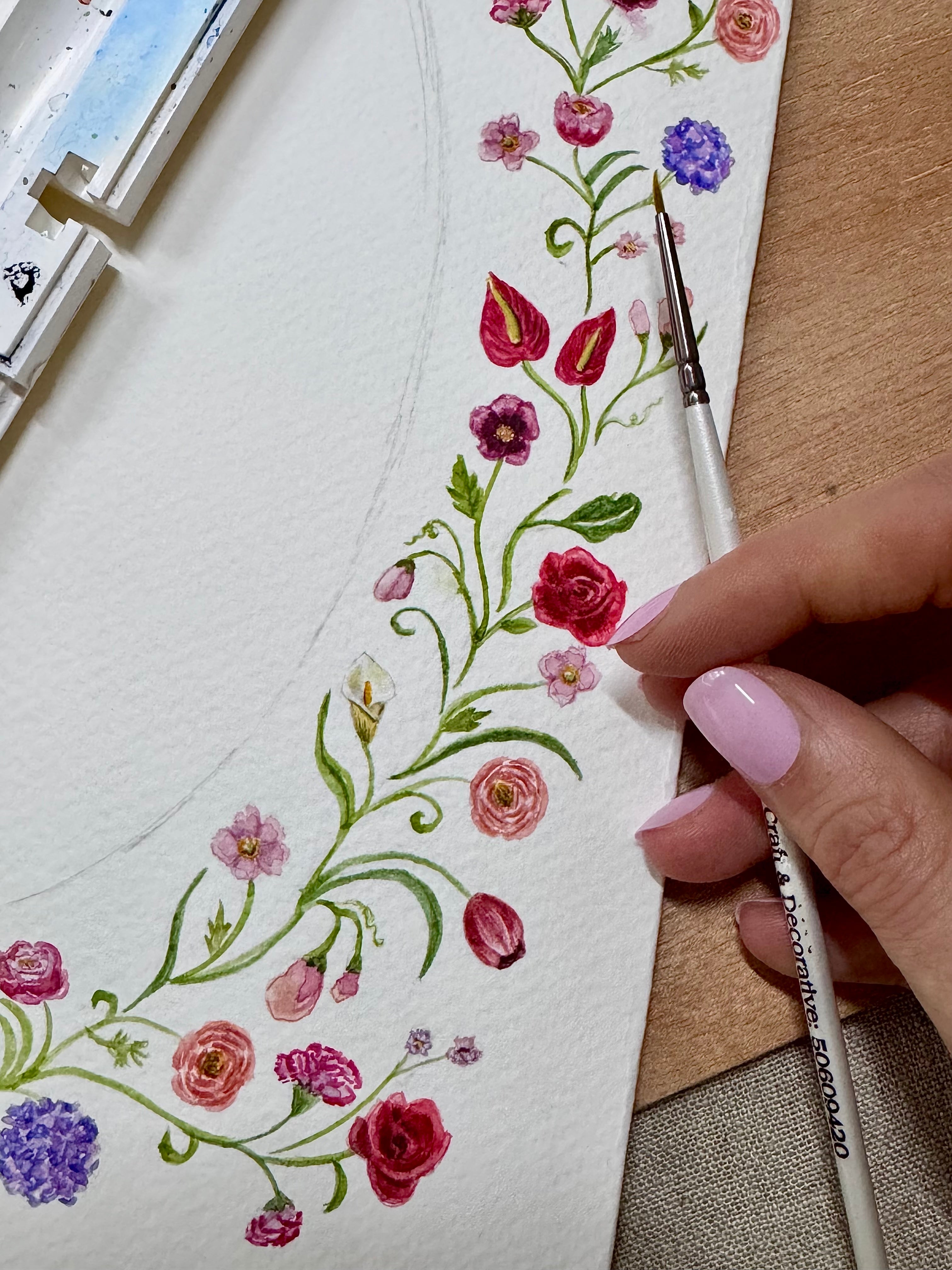 Coeur et Maman x Georgia Brent The Promise printed Picture Frame for brides and newly weds. Heirloom Gift and Keepsake for brides.