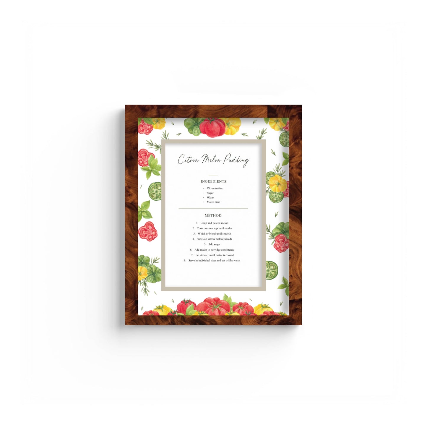 Heirloom Tomatoes Photo Mount