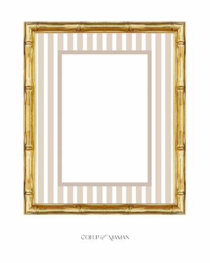 Mediumstripes__Taupe__Rectangle