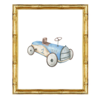 Vintage race car Nursery Art Print