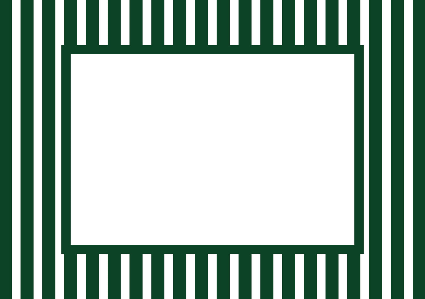 Medium Stripes Photo  Mat