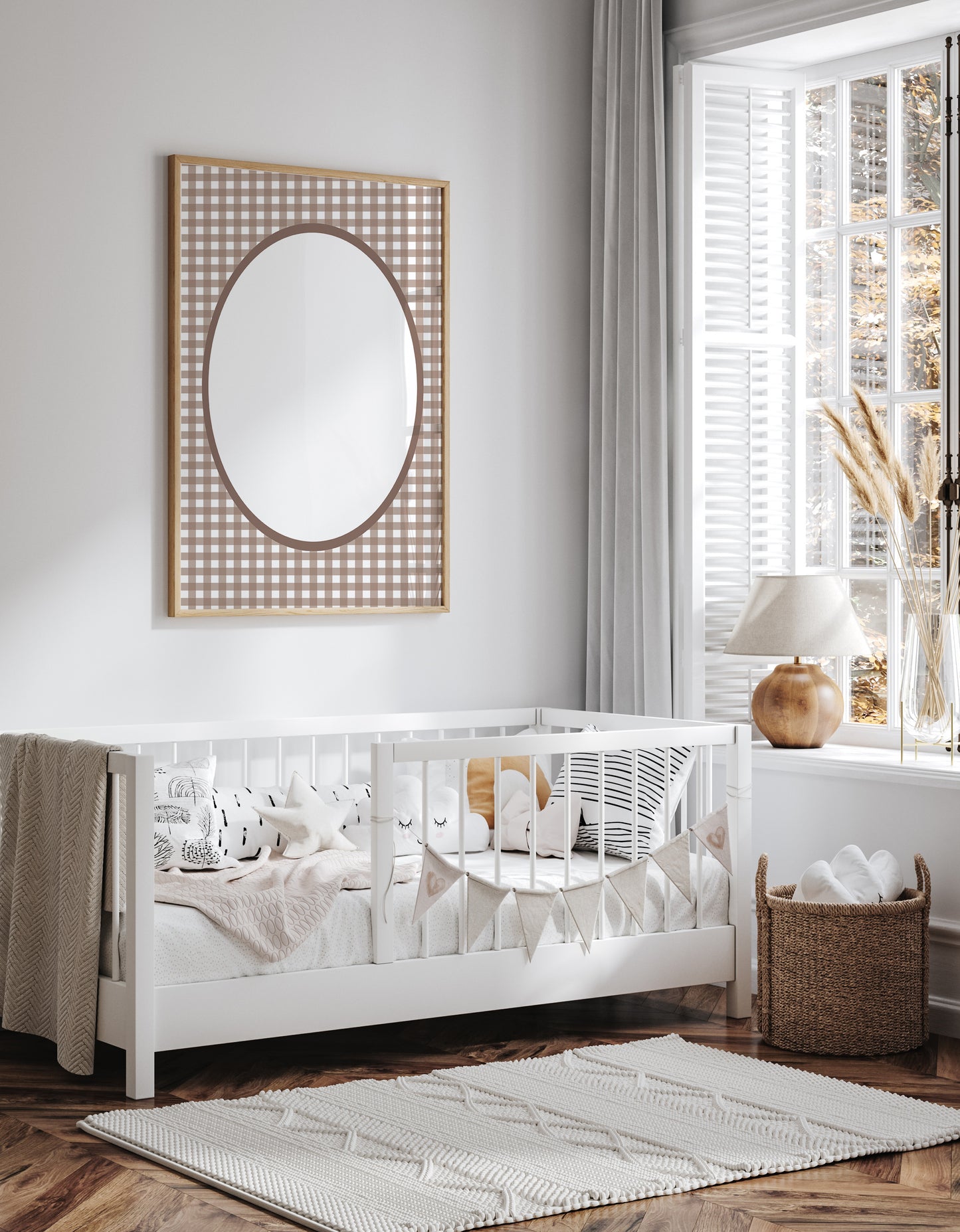 Gingham__Brown__Oval
