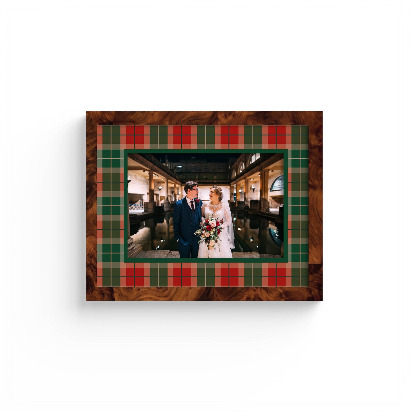 Campbell of Cawdor Tartan Photo Mount - passe-par-tout - landscape aperture - Coeur et Maman