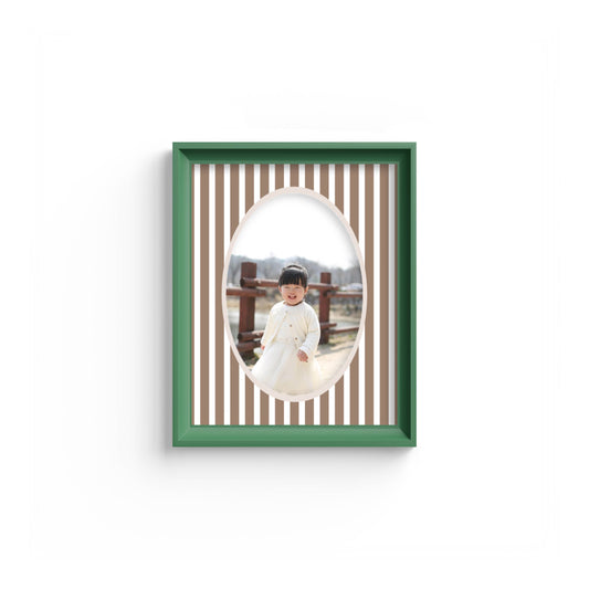 Medium Stripes Photo  Mount