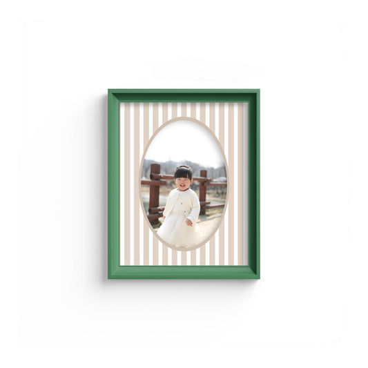 Medium Stripes Photo  Mount