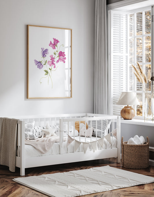 Sweet Pea Art Print