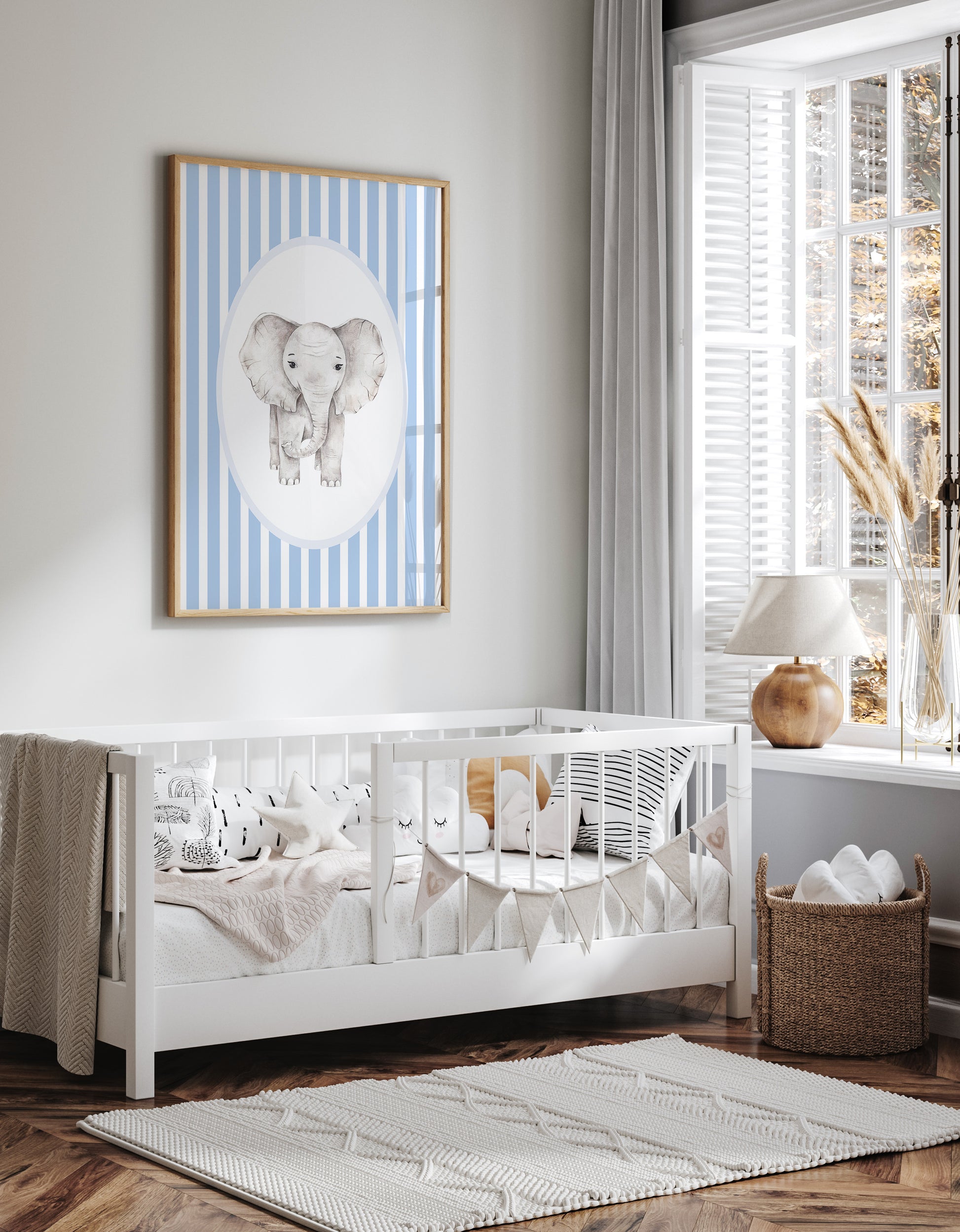 Mediumstripes__Blue__Oval__Elephant