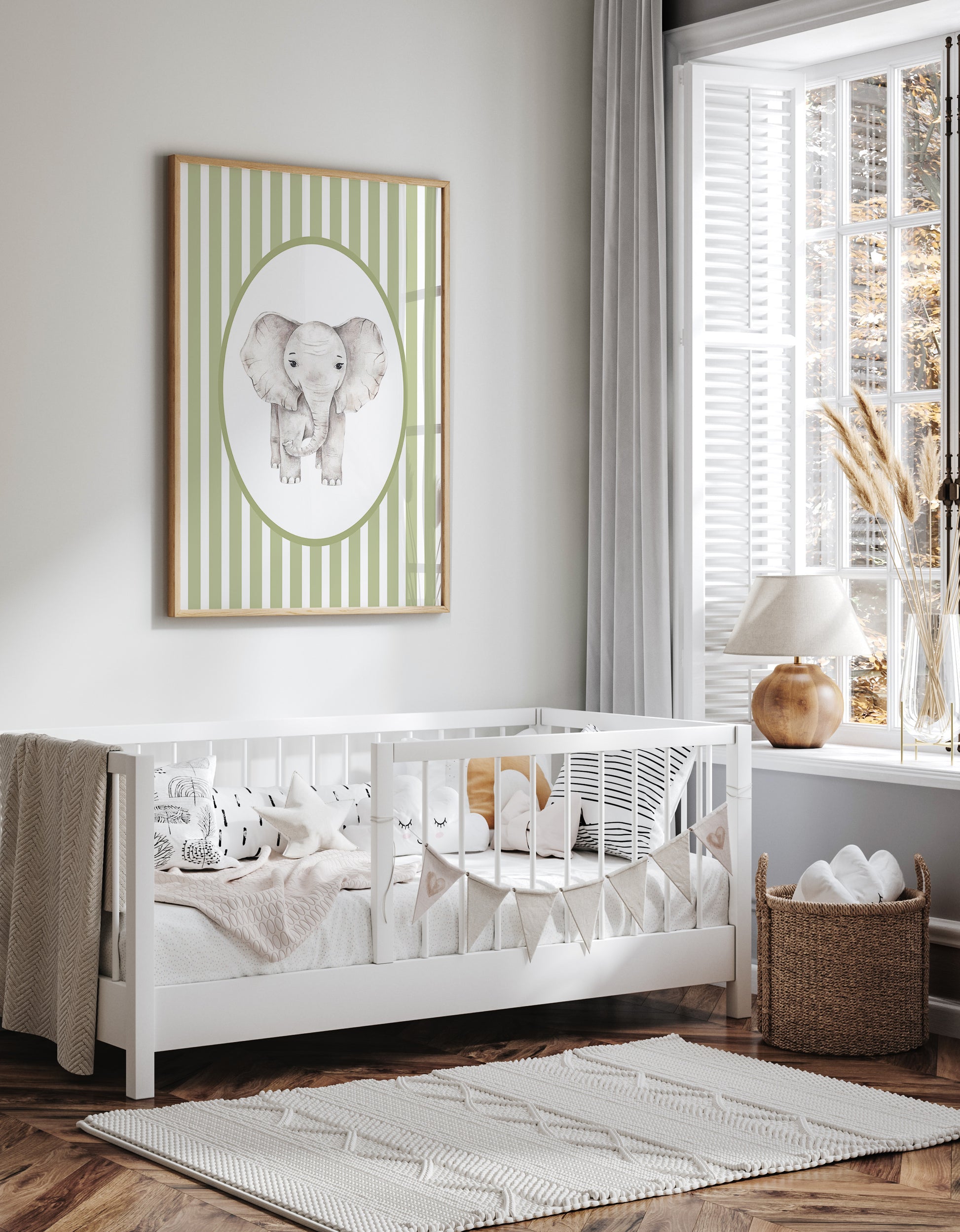Mediumstripes__Green__Oval__Elephant