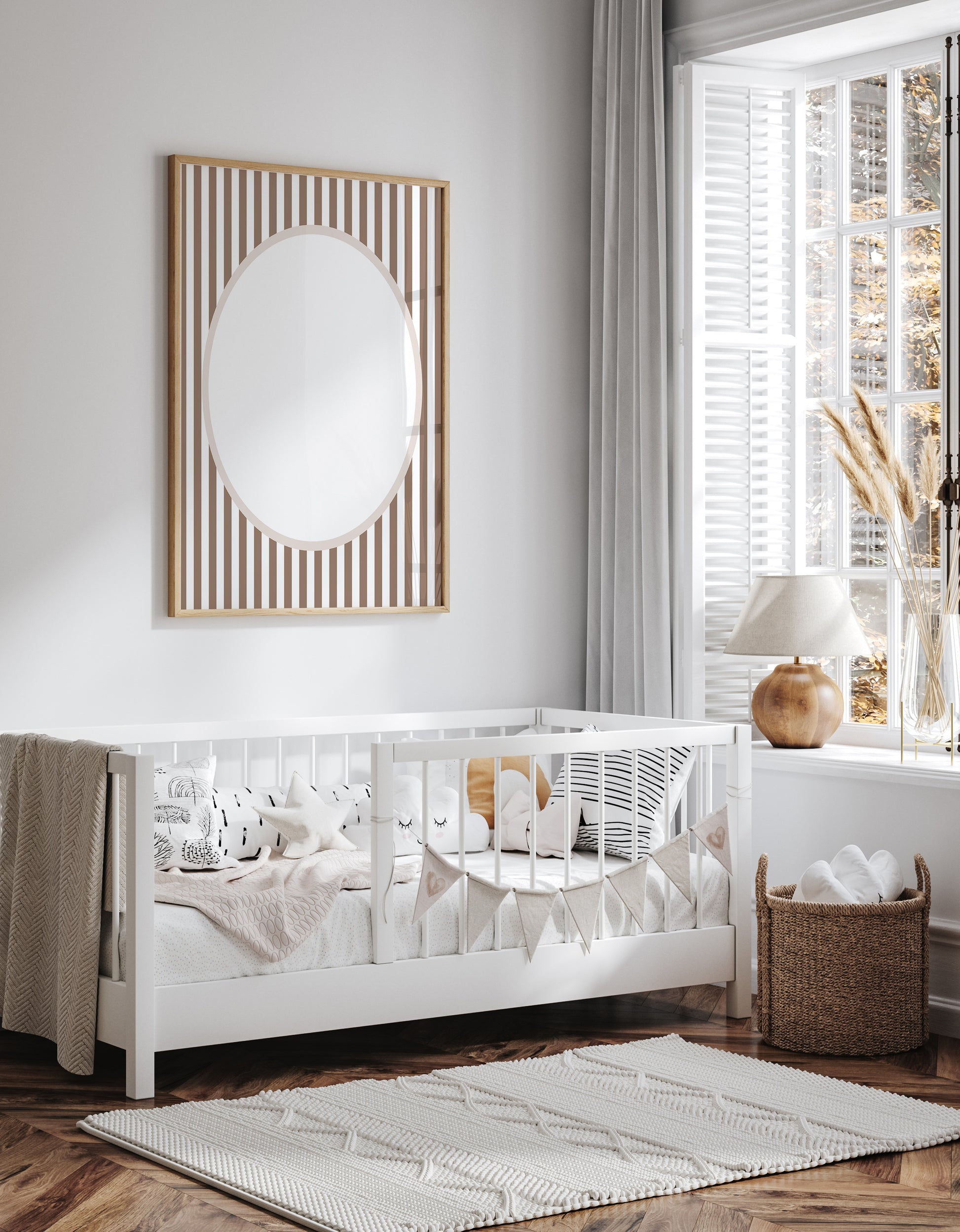 Smallstripes__Brown__Oval

Brown striped picture frame mat board with traditional vertical lines; ideal for framing woodland-themed art, autumn family photos, or neutral nursery prints — a timeless gift for baby showers, birthdays, or christenings.