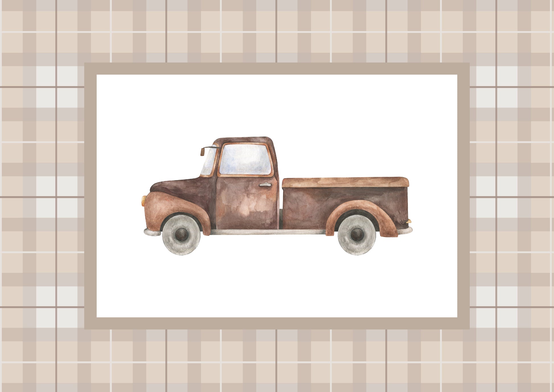 Campbell__Taupe__Rectangle

Campbell of Cawdor tartan picture frame mat board in taupe. Perfect heirloom gift for special occasions baby showers, birthdays, christenings, anniversaries, Father's Day, Mother's Day and Christmas. Suitable for classic interiors and grandmillennial interiors. 