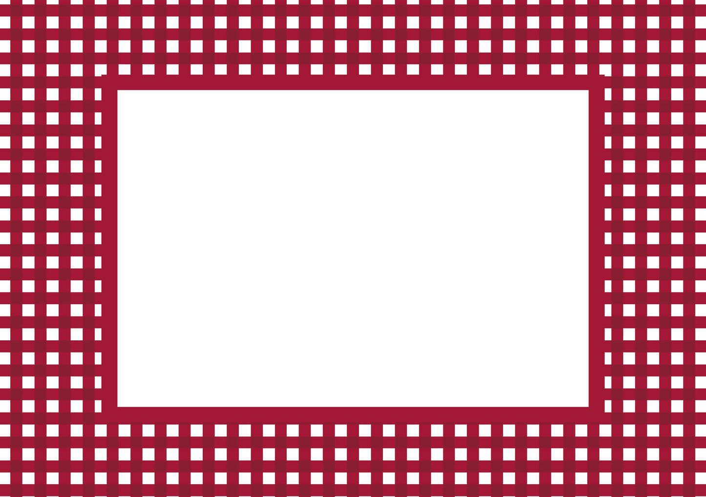 Gingham Passepartout