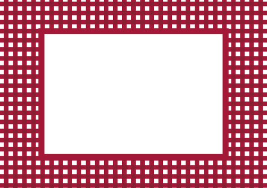 Gingham Photo Mat